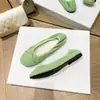 Zapatos planos de ballet ultraligeros y suaves con punta redonda, lazo y tacón bajo para mujer, nuevos zapatos tipo "rollo de huevo" de abuela para verano 2026