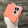 Capa de Silicone Líquido em Gel com Sensação de Gelo Adequada para Celular Apple 18 Capa para iPhone17Promax Totalmente Envolvente Anti-Queda Premium