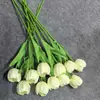 Simulação buquê sentir hidratante tulipas high-end high-end decoração para casa falsos ornamentos de flores fotografia adereços atacado
