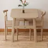 Mesa Cuadrada Pequeña Estilo Nórdico para el Hogar Sala de Estar Minimalista Moderna Mesa de Comedor de Negociación Combinación de Mesa Pequeña con Dos Sillas
