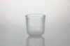 Taza Moderna de Vidrio Transparente para Velas Aromáticas Portavelas de Vidrio Transparente Espesado Adornos Decorativos Taza Vacía para Velas