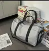 Bolsa de Cosméticos Simples de Cor Pura de Aparência Elegante Estilo Ins Coreano para Casais Leve para Viagens de Curta Distância Bolsa Transversal de Grande Capacidade