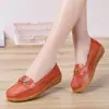 Zapatos Planos de Fábrica para Mujer Zapatos de Suela de Res Calzado Casual de Suela Blanda Zapatos de Una Sola Capa Ligeros para Mujer de Talla Grande Zapatos de Trabajo