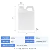 Ollas Portátiles Personalizadas de Múltiples Especificaciones, Botellas Negras de Plástico Resistentes a la Luz y a la Corrosión, Ollas Selladas a Prueba de Fugas para Almacenamiento de Líquidos, Botellas Químicas