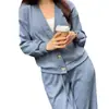 Novedad Otoño e Invierno 2025 Ropa para Mujer Traje Deportivo Casual de Venta Caliente en Amazon Sitio Independiente Transfronterizo Europeo y Americano Cárdigan Superior
