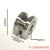 Polea de Acero Inoxidable 304 con Rueda de Pista con Rodamiento Tipo Huv Polea Ranurada 201/304 Rueda de Una Sola Rueda Rueda para Equipo de Maquinaria