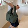 Bolsa de Ombro de Nicho, Bolsa Tote de Grande Capacidade, Nova Bolsa de Mão Feminina Estilo Coreano Plissada com Múltiplos Bolsos para o Dia a Dia