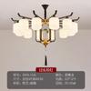 Lámparas Guangdong Zhongshan nueva lámpara de sala de estar china moderna minimalista 2023 nueva dormitorio Comedor restaurante sala privada candelabro