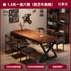 Juego de Mesa y Sillas para Uso Comercial, Mesa Rectangular Estilo Industrial para Bar y Taberna y Combinación de Sillas, Mesa de Comedor para Restaurante, Mesa para Restaurante de Barbacoa