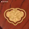 Placa de Luz Criativa de Latão Marcador de Página Metálico Recortado Estilo Chinês Gravação a Laser Logotipo Marcador de Página Gravado Personalizado com Fotos