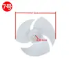 Hélice de Ventilador Três Lâminas 150 Universal 180mm Ventilador de Circulação de Ar 170 Ventilador de Chão Turbina Acessórios Outros