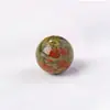 Bolas de Cristal Roxas, Rosas e Brancas Naturais Atacado Ágata Jade Contas Redondas Não Porosas Pedra Bruta de Cristal Polido Ornamento de Bola de Matriz de Sete Estrelas