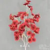 Casamento Estilo Chinês Estilo Vermelho Decoração de Guia de Estrada Arranjo de Flores Artificiais Flor de Teto Cerimônia de Noivado Arranjo de Banquete Arte com Flores Artificiais de Casamento