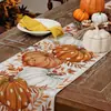 Camino de Mesa Nuevo Best-Seller de Amazon Transfronterizo con Estampado de Halloween, Sensación de Alta Gama, Decoración para Mesa de Sala y Mesa de Comedor, Mantel Personalizado