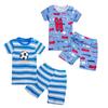 Camiseta de Manga Corta para Bebé con Hebilla en el Hombro + Conjunto de Shorts para Bebé de 2 Piezas ins Algodón Puro Estilo Occidental Caja de Regalo de Verano para Bebé