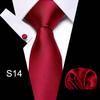 Corbata azul de tres piezas para hombre, corbata formal, suministro directo de fábrica, transfronterizo