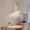 Lámpara Colgante Pequeña de Mesita de Noche Personalidad Creativa Arte Minimalista Moderno Estilo Crema Dormitorio Hongo Nórdico Habitación de Hotel Barra de Bar