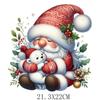 Lindos Enanos Navidad Calcomanías de Transferencia de Calor Patrón de Impresión de Camisetas y Bolsas por Transferencia de Calor Logotipo Estampado en Caliente Calcomanías Estampadas en Caliente