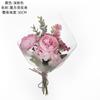 Ramo Decorativo de Hojas y Luna Rosa Té Diseño de Fábrica Flor de Simulación Boda Ramo para Sostener Decoración de Pared Colgante de Pared Transfronterizo CF01100