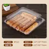 337 cajas de plástico desechables para pasteles, cajas para hornear pasteles, cajas transparentes, cajas tipo blíster, cajas de alimentos para empaquetar snacks al por mayor