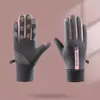 Luvas de Inverno Masculinas e Femininas Tela Sensível ao Toque Mais Veludo À Prova de Vento e Frio Quentes para Ciclismo Outdoor Esqui e Ciclismo Luvas Espessadas