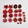 Flor Artificial Lirio Flor de la Suerte Set Kit de Materiales DIY Adorno para el Cabello Estilo Antiguo Paquete de Dolor Decoración Props de Fotografía Gu Mei