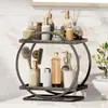 Estante de almacenamiento de baño ligero y lujoso, para baño, inodoro, lavado, encimera, caja de almacenamiento de cosméticos, tocador de escritorio