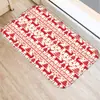 Felpudo Decorativo Navideño Alfombra Decorativa Felpudo de Cocina Felpudo para Sala de Estar Hogar Suave Copo de Nieve Árbol de Navidad Felpudo de Puerta