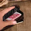 Riñonera nueva para hombre, riñonera para teléfono móvil, cartera de moda portátil para colgar en la cintura, correa de hilo de coser resistente al desgaste, riñonera deportiva
