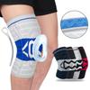 Joelheira esportiva profissional suporte de pressão anti-colisão patela masculina e feminina futebol basquete ciclismo montanhismo manga de perna equipamento de proteção