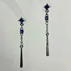 Pendientes de Gota de Agua Roja Silenciosos para Mujer, Estilo Dulce Fresco Gótico, Diseño de Nicho, Pendientes Únicos y de Alta Gama