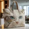 Bolso de Mano con Estampado de Moda Tendencia para Mujer 3D Transfronterizo Nuevo Producto Temu Amazon Bolso de Hombro Lona 300g