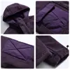 Chaqueta de Trabajo Exterior de Algodón Estilo Retro Japonés para Hombre, Chaqueta Abrigo de Forro Polar con Capucha y Bolsillos Divididos para Invierno