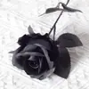 Rosas de Terciopelo Sintético Cuidadosamente Seleccionadas para San Valentín Decoración de Boda para el Hogar Pared de Flores Tacto Flores Sintéticas Flores Artificiales Falsas