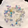 Perla Simulada Cáñamo Flujo Bola Ruidosa Relleno de Pegamento Material Hecho a Mano DIY Pellizcar Bola Hecha a Mano Relleno de Pegamento en Crema