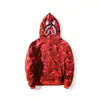 Comércio Exterior Transfronteiriço Amazon Outono Quente Impressão Digital 3D Cabeça de Tubarão Moda Zíper Camisa Suéter COSPLAY
