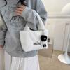 Bolsa de Mano de Felpa Nueva Otoño/Invierno 2026 Bolso de Mano de Moda Bolso de Mano Elegante para Mujer Bolsa Pequeña para Bento