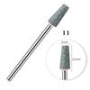 Broca de Diamante para Preparación de Uñas, Diámetro de Vástago de 2.35 mm, Universal para Eliminar Cutículas, Broca de Diamante para Uñas