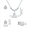 Set de Aretes y Collar de Cobre Perlado Brillante, Gota de Agua Sonriente, No se Desvanecen, Toque de Lujo Ligero de Alta Gama para Mujer, Joyería al por Mayor Transfronteriza