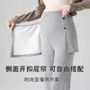 Pantalones de maternidad para usar al aire libre, versátiles y elegantes, nueva moda de primavera para mamás a la moda, pantalones de maternidad ligeramente acampanados