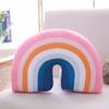 Quarto Infantil Almofada Arco-Íris Almofada Brinquedo de Pelúcia Travesseiro de Pescoço Escritório Dormir Brinquedo de Bebê Decoração de Casa