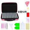 Bolsa de almacenamiento de aceites esenciales Bolsa de almacenamiento de botellas Caja de almacenamiento portátil Bolsa de maquillaje de diamantes Bolsa de almacenamiento de herramientas de belleza
