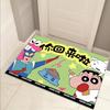 Felpudo pequeño con diseño de crayón de dibujos animados para el hogar, para dormitorio, baño, absorbente y antideslizante