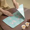 Mantel individual de té jacquard imitación Dinastía Song, Camino de mesa de tela con patrón de dragón de brocado Song hecho a mano, Tapete de té retro, Tapete de tela Zen estilo chino nuevo