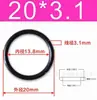 Anillo Tórico de Goma con un Diámetro de Alambre de 3.5 mm, Stock de Fábrica, Anillo de Sellado Impermeable Negro, Anillo de Goma NBR Resistente al Aceite, Antienvejecimiento