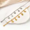Conjunto de Collar y Pulsera de Acero de Titanio Chapado en Oro Estilo Océano, Colgante de Estrella de Mar y Pez, Joyería Versátil para Mujer de Lujo Ligero