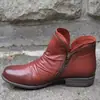 Desejo AliExpress 2020 Outono e Inverno novas botas femininas Europa e Estados Unidos tamanho grande comércio exterior botas Martinas fornecimento transfronteiriço salto grosso botas de couro