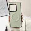 Funda de Teléfono Magnética de Cuero Liso Adecuada para Sony Xperia 1 Viii, Simple Carga Inalámbrica 5Iv Cubierta Protectora Anticaídas
