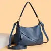 Bolso de Hombro para Mujer 2024 Otoño Nuevo Elegante Simple Bolso de Madre Color Sólido Bolso Cruzado Portátil Casual para Mujer