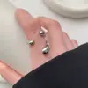 Anillo Minimalista Genial de Gota de Agua para Mujeres Moda Versátil Personalidad Hip-Hop Punk Anillo Abierto Índice de Celebridad de Internet Anillo de Moda